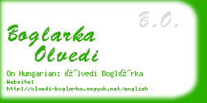 boglarka olvedi business card